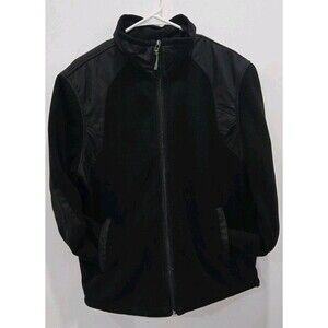 Hydrogen - Full Zip Fleece Softshell Jacket - Mens Sz M Black - Soft Warm